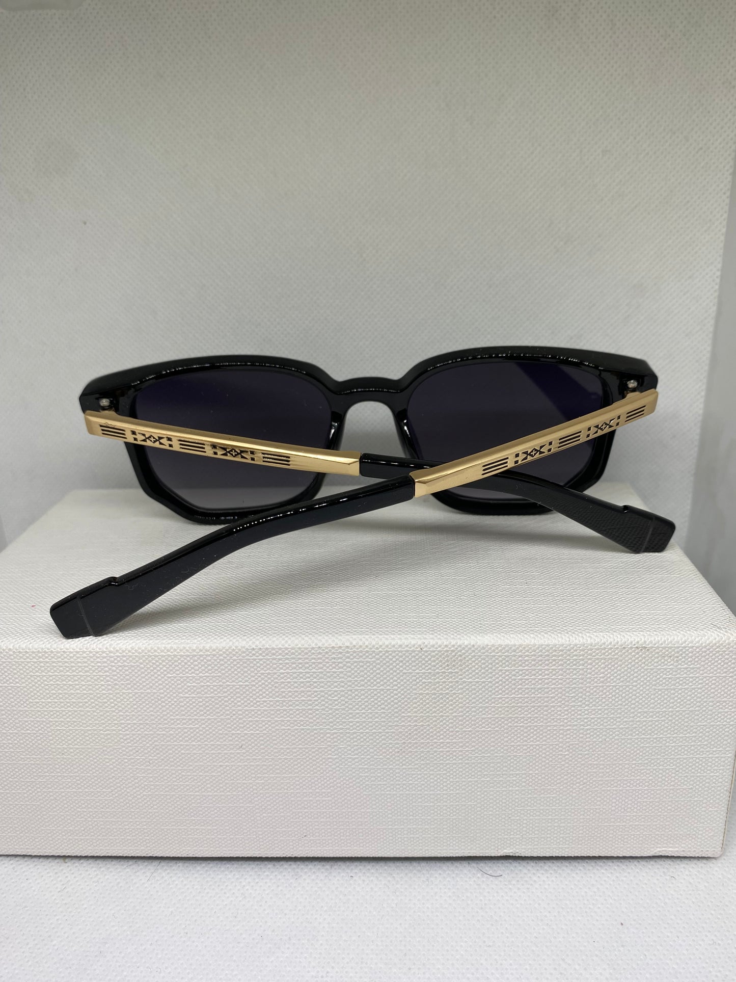 Moscot noir dégrade brique dore