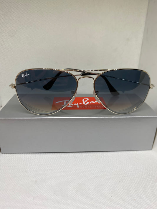Rayban aviator bleu degrade silver 58-14
