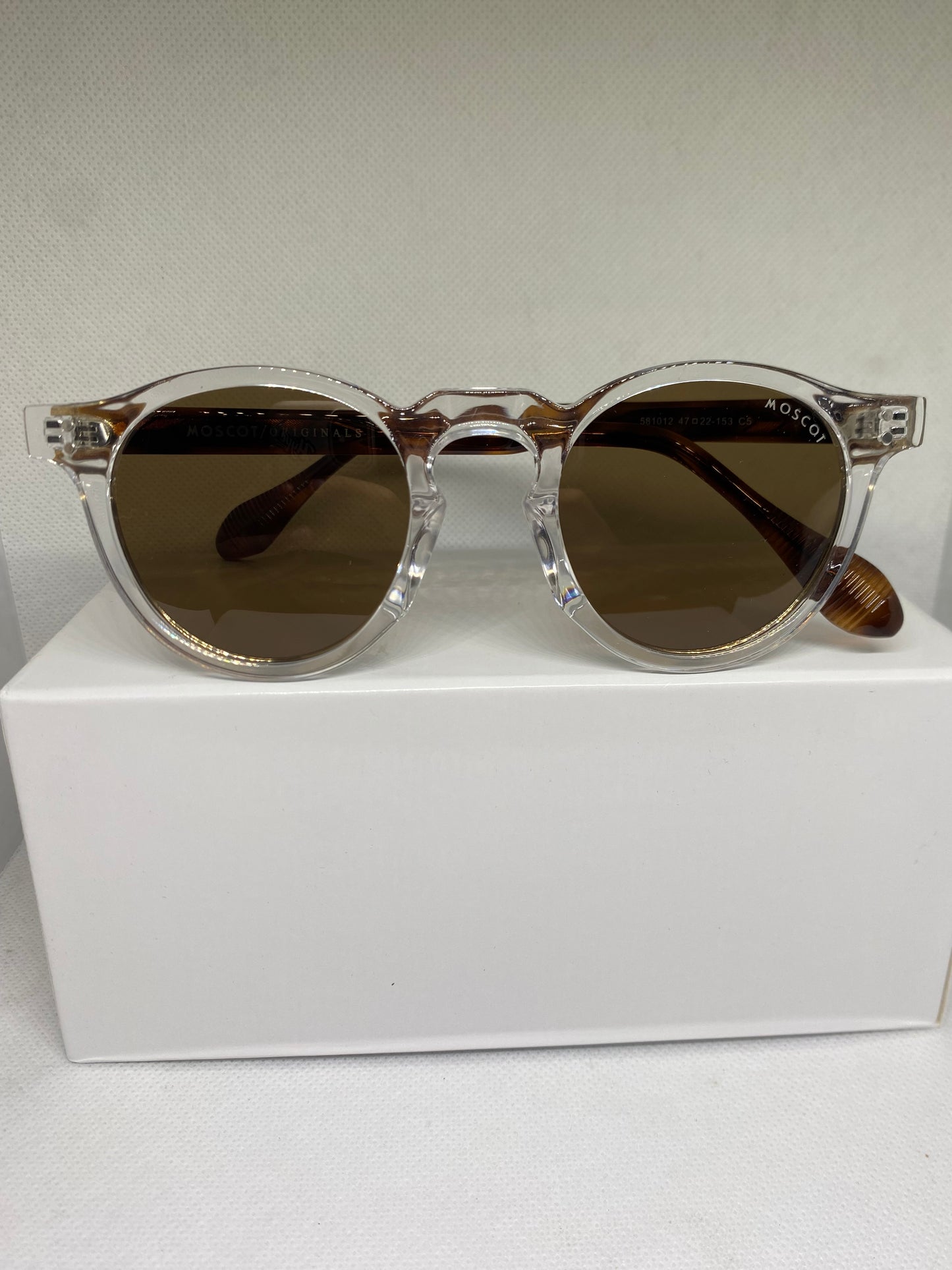 Moscot gris marron jaguar polaryse