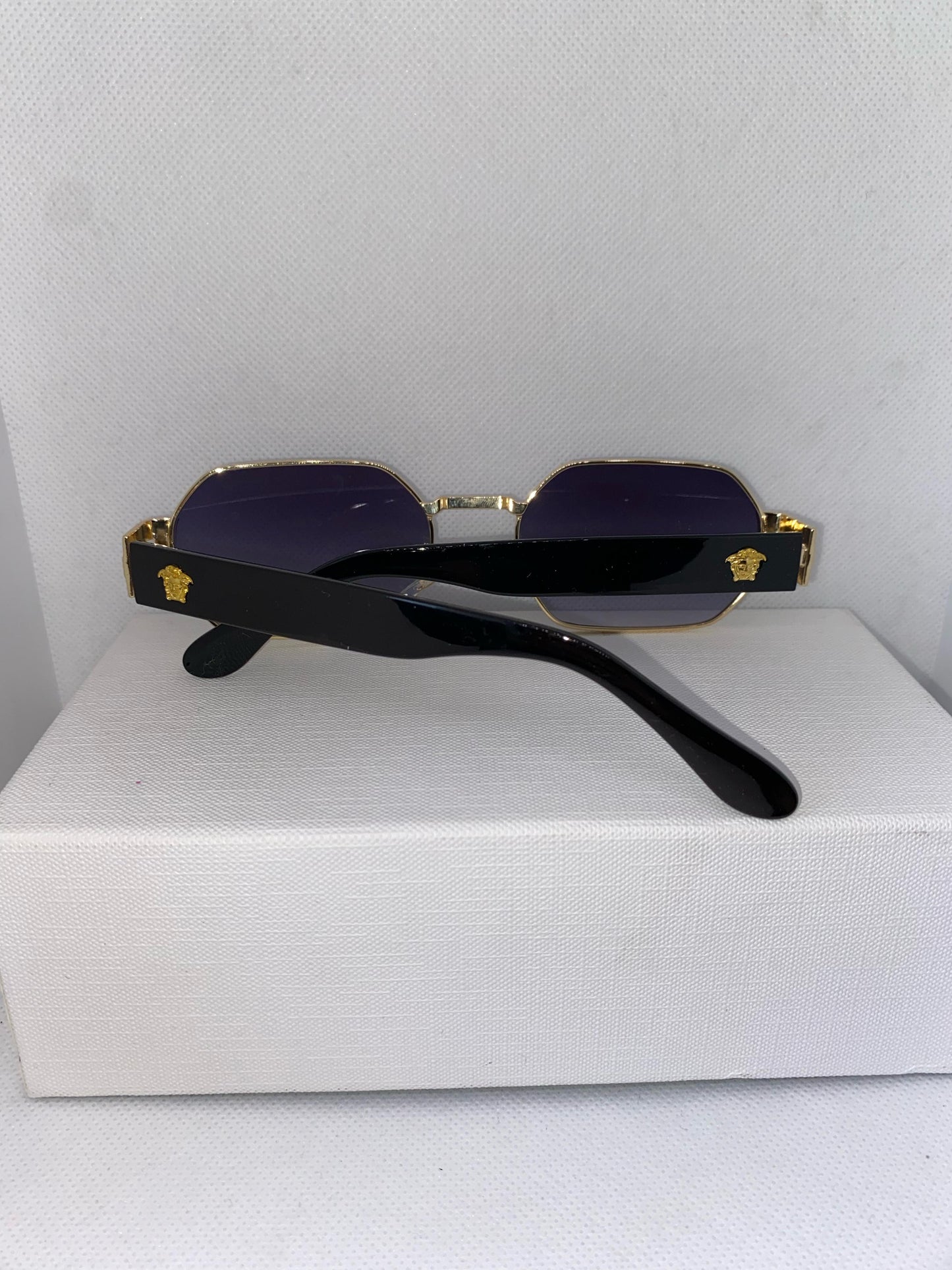 VERSACE BLEU DEGRADRÉ DORÉ