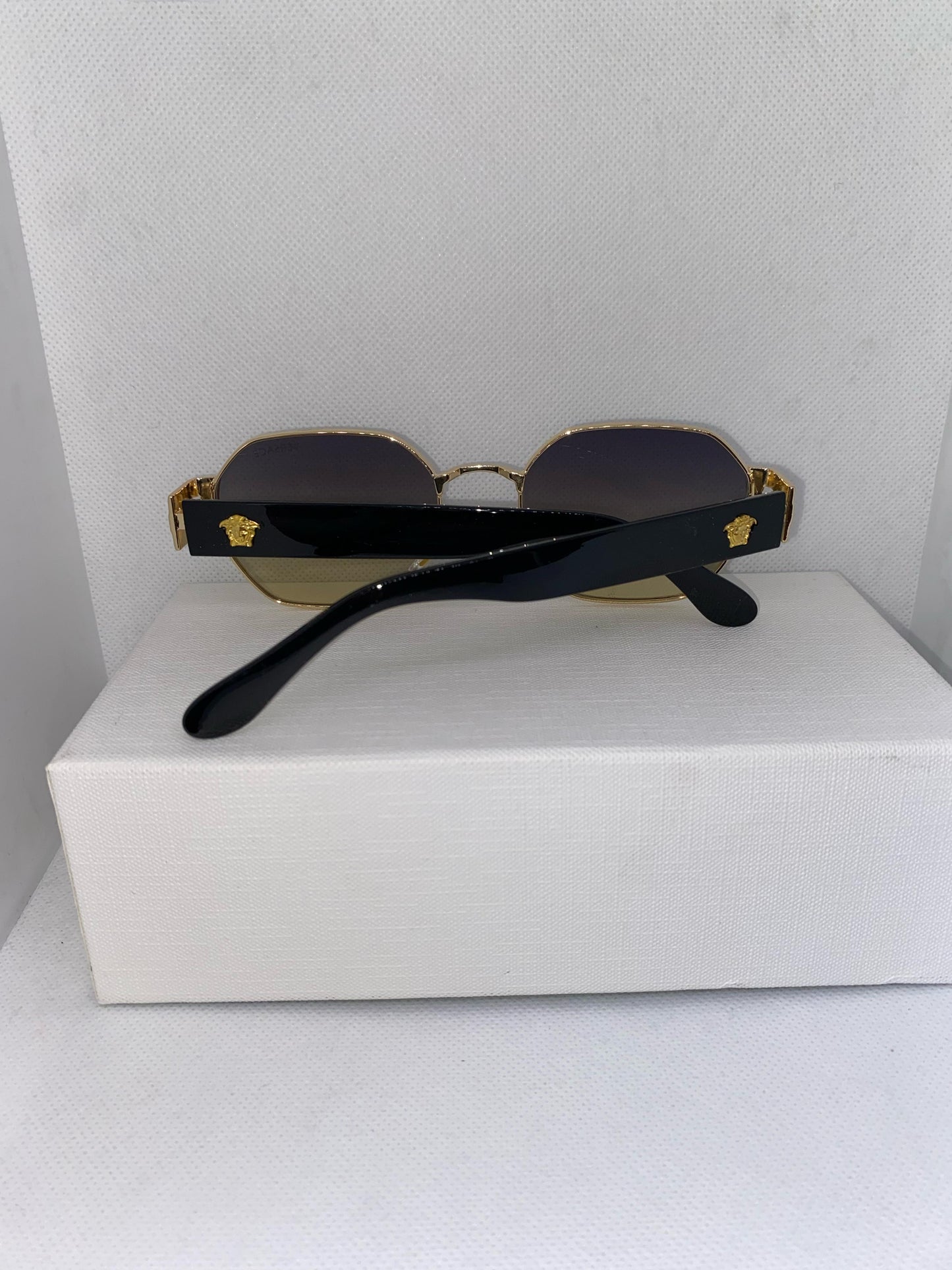 VERSACE VERT TRANSPARENT BRIQUE NOIR