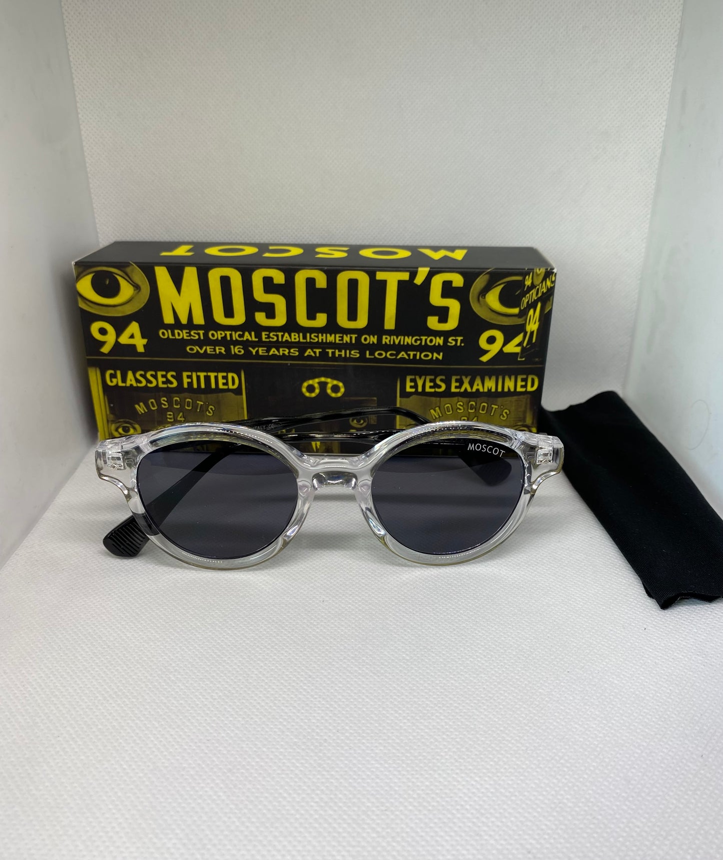Moscot Transparent noir
