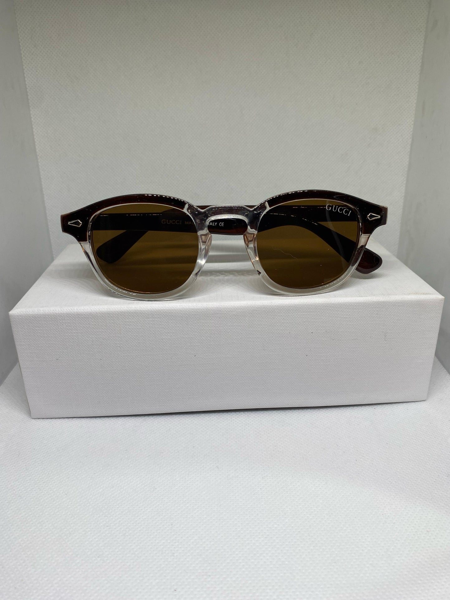 GUCCI MARRON GRIS