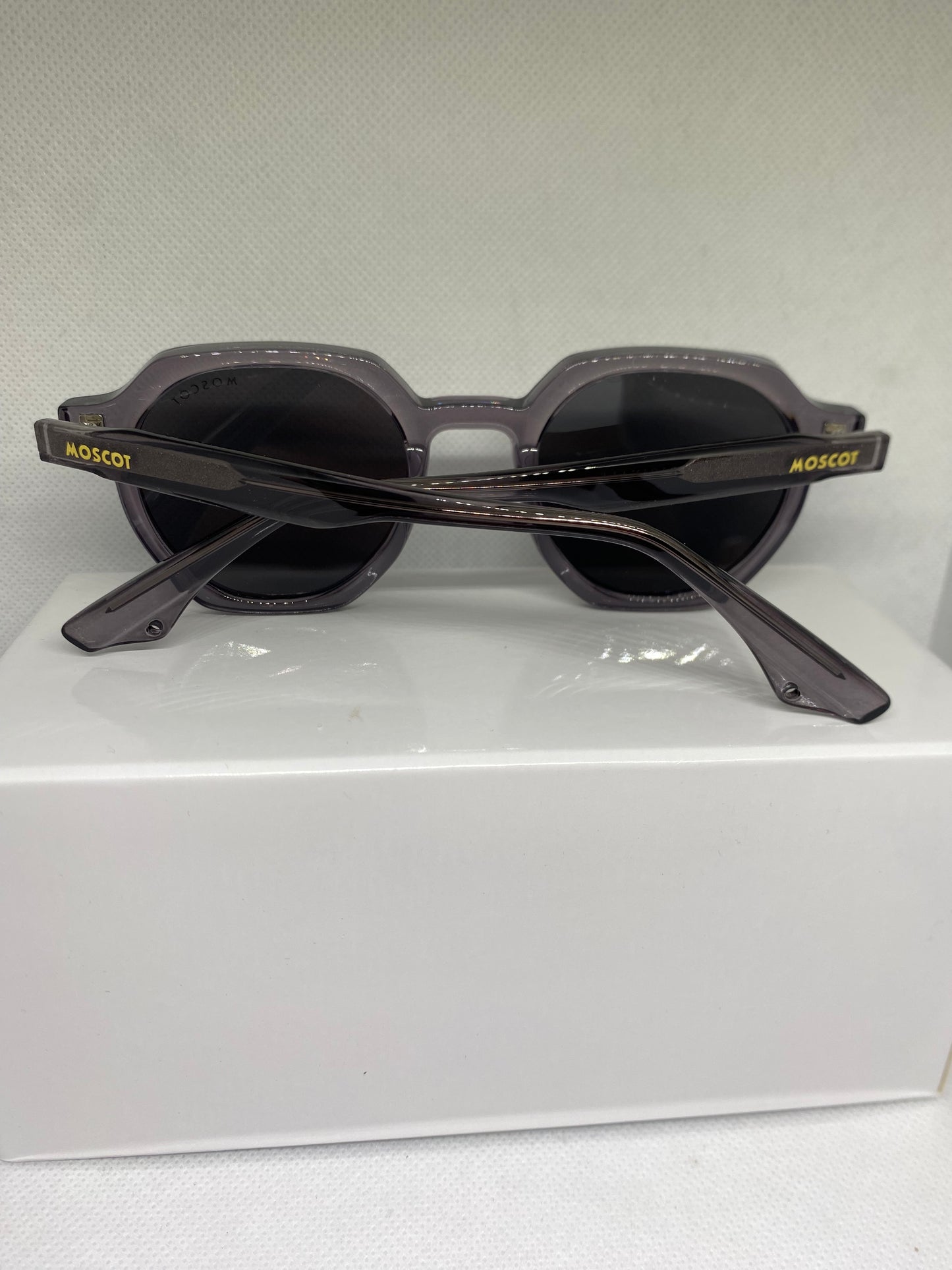 Moscot gris clair noir polarise 46-24-149