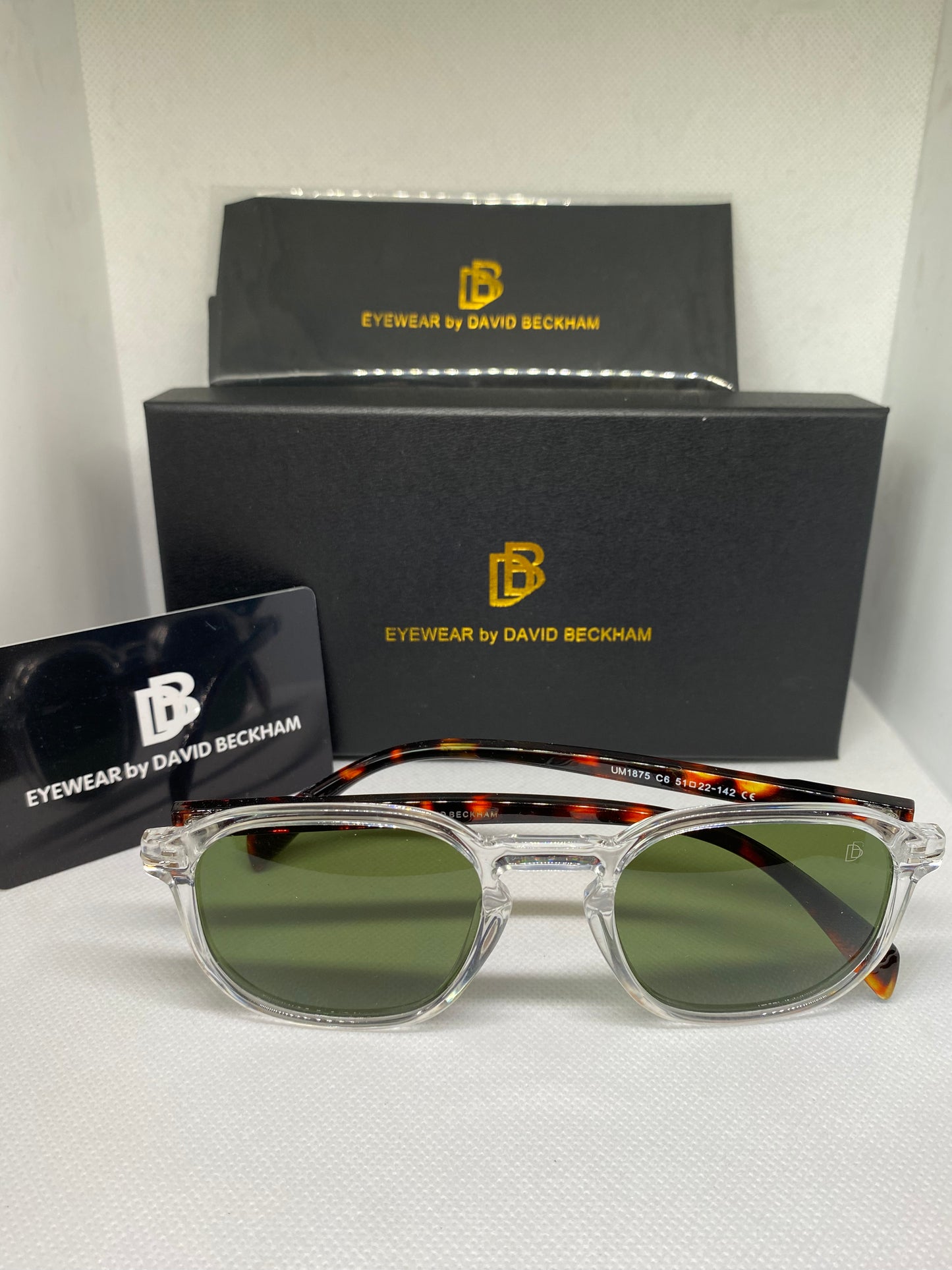 DAVID BECKHAM GRIS VERT JAGUAR UV400