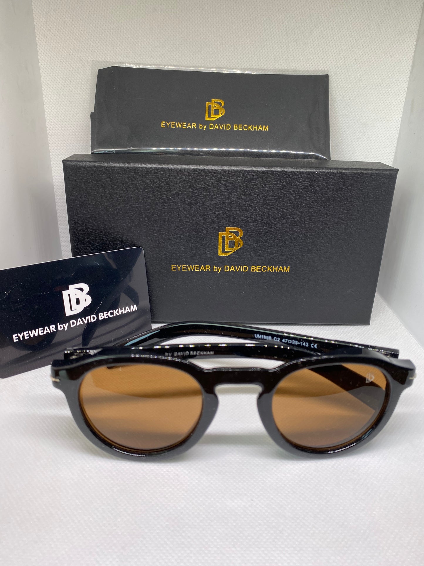 DAVID BECKHAM MARRON FONCÉ UV400