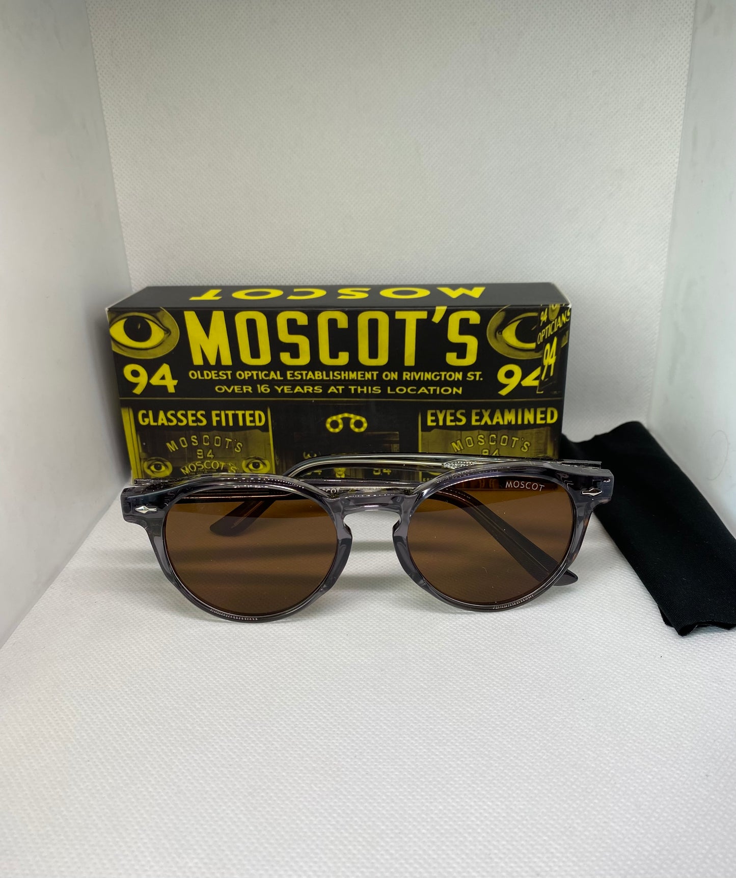 Moscot marron grenat