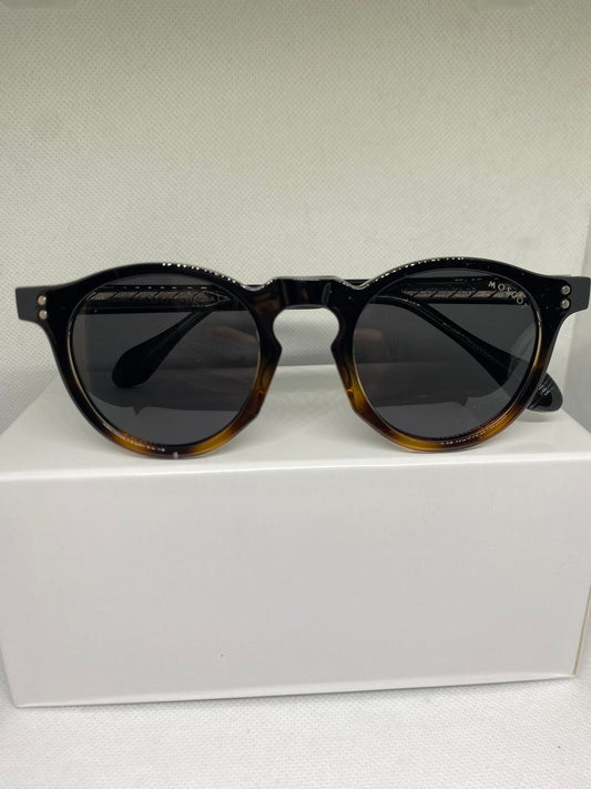 Moscot noir miel polarise 47-22-153