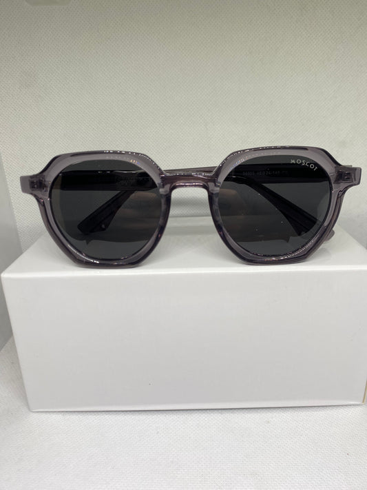 Moscot gris clair noir polarise 46-24-149