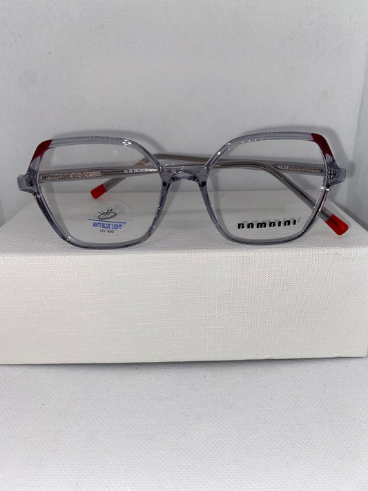 OPTIQUE CADRE GRIS ROUGE 51-17-142