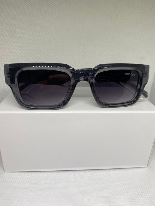 Moscot rectangle noir gris clair polarise 48-22-143