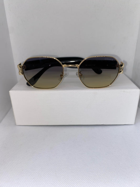 VERSACE VERT TRANSPARENT BRIQUE NOIR