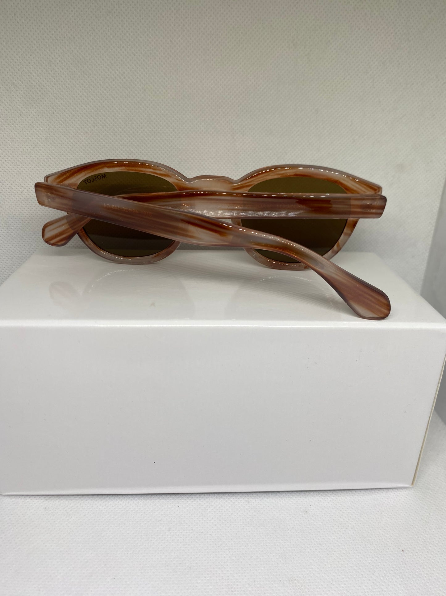 Moscot orange bois polarise 46-26-145