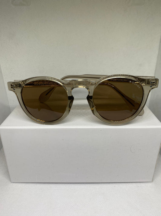 Moscot transparent marron clair polaryse