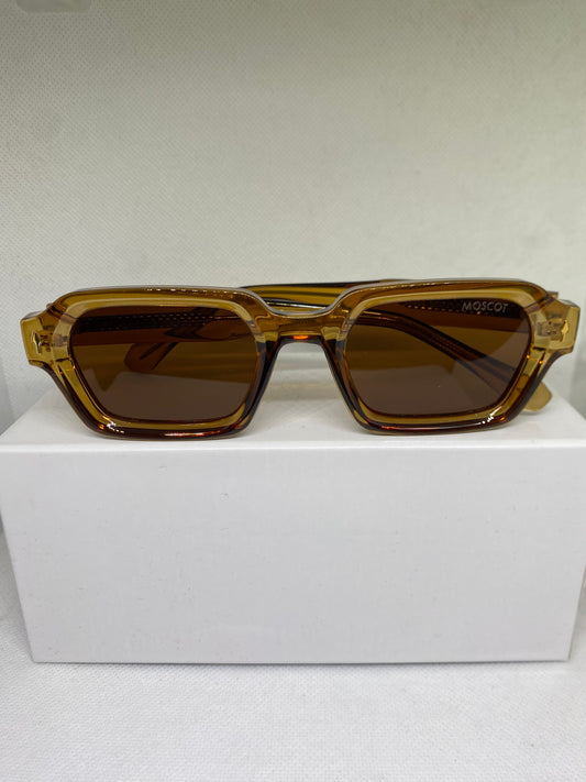 Moscot marron miel polarise