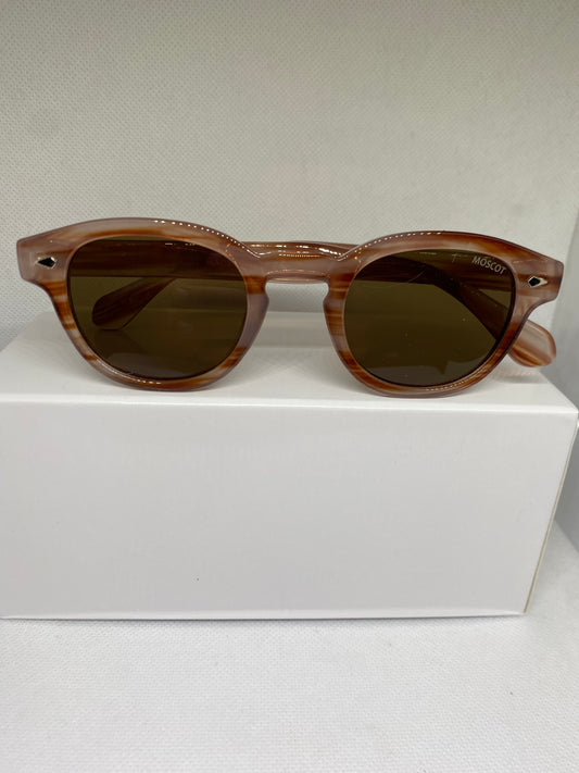 Moscot orange bois polarise 46-26-145