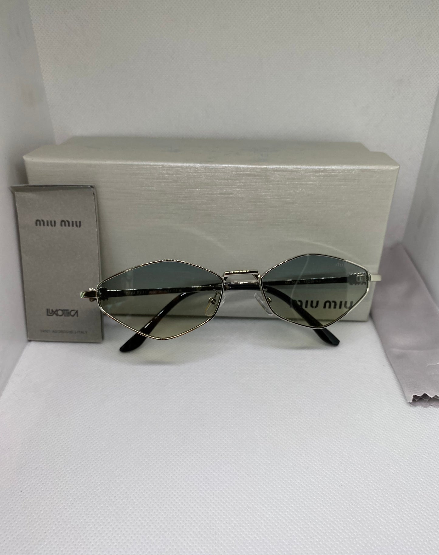 MIUMIU VERT DEGRADÉ SILVER
