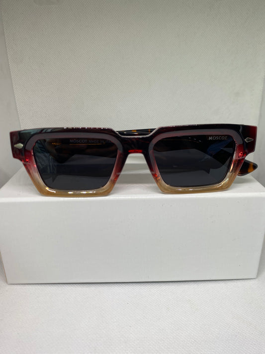 Moscot rouge grenat polarise 52-19-148
