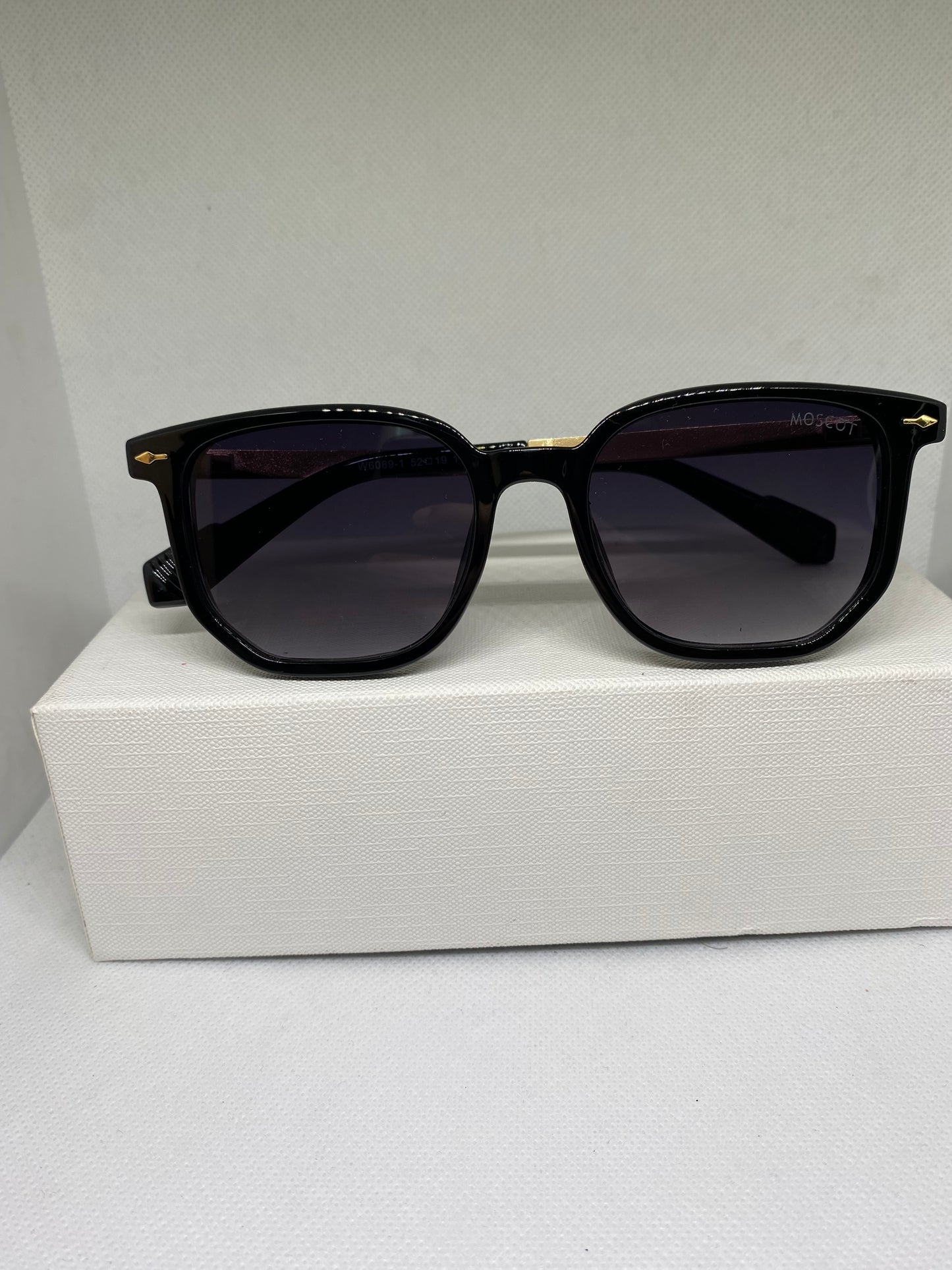 Moscot noir dégrade brique dore