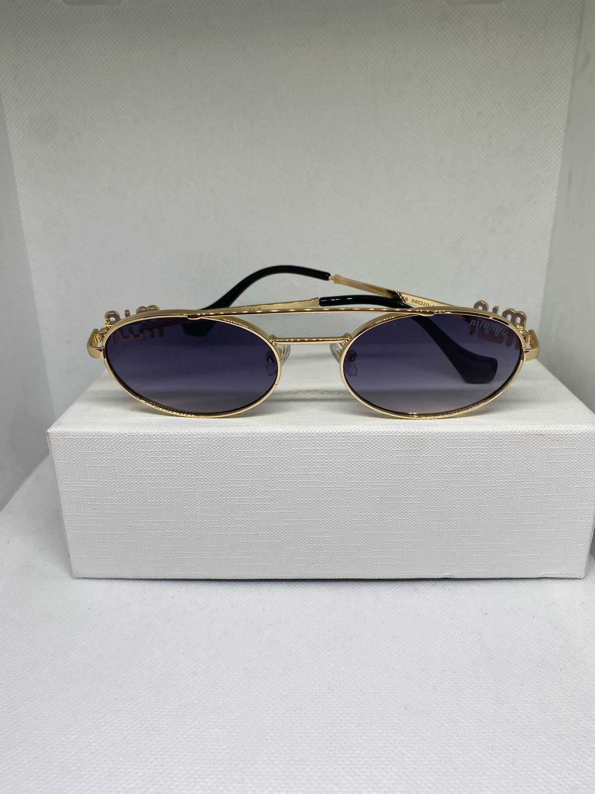MIUMIU NOIR DEGRADÉ GOLD