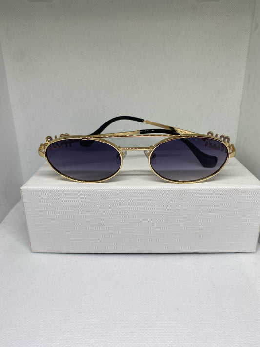 MIUMIU NOIR DEGRADÉ GOLD