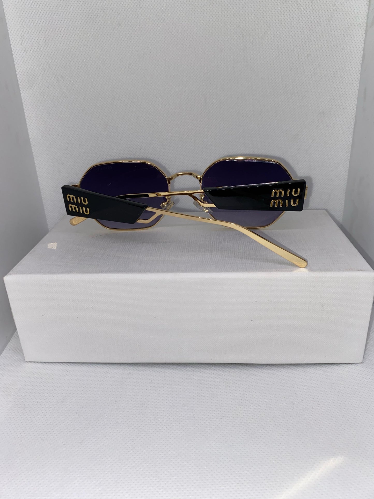 MIUMIU BLEU DORÉ