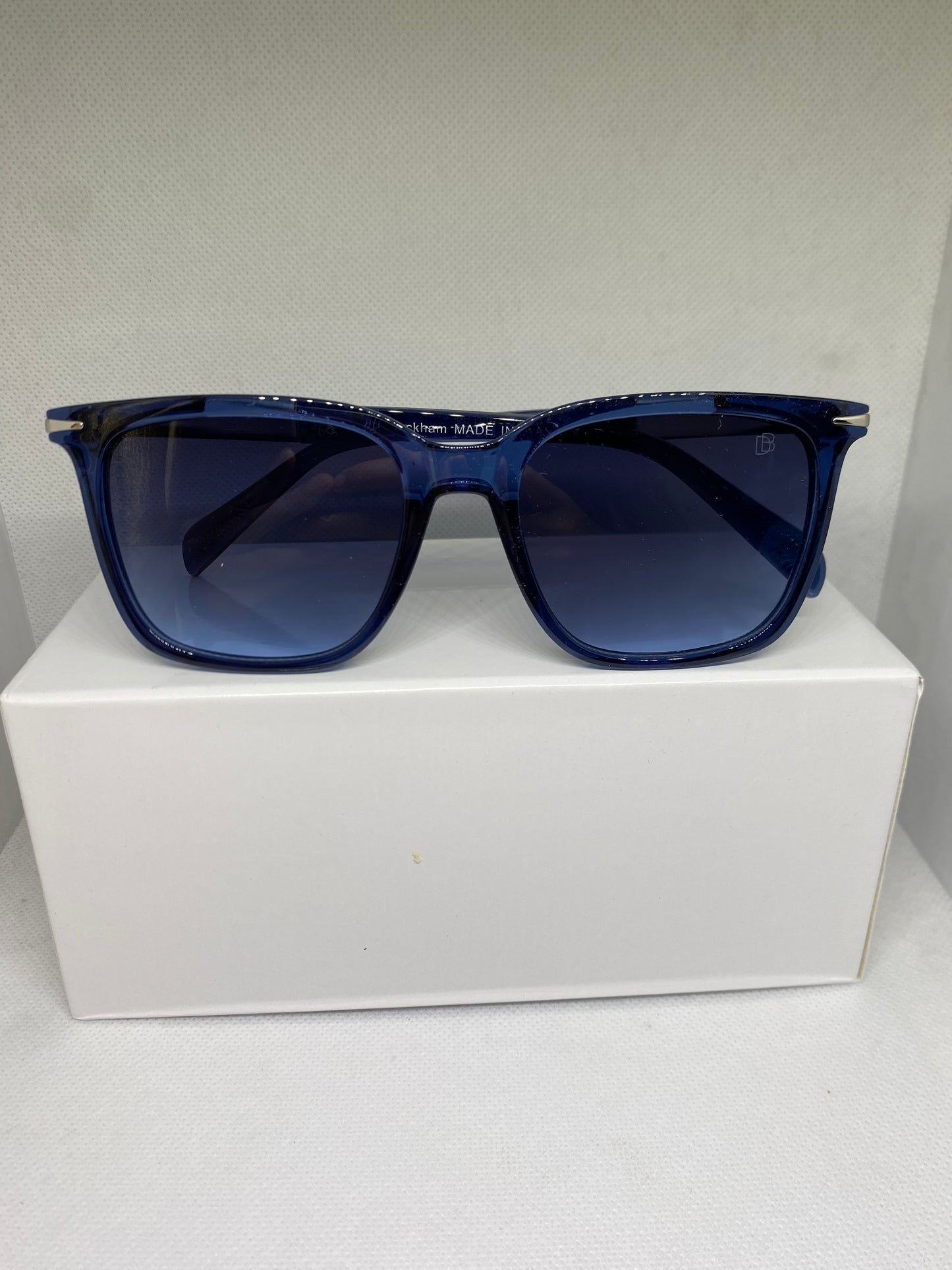 David Beckham bleu big size brique gris UV400