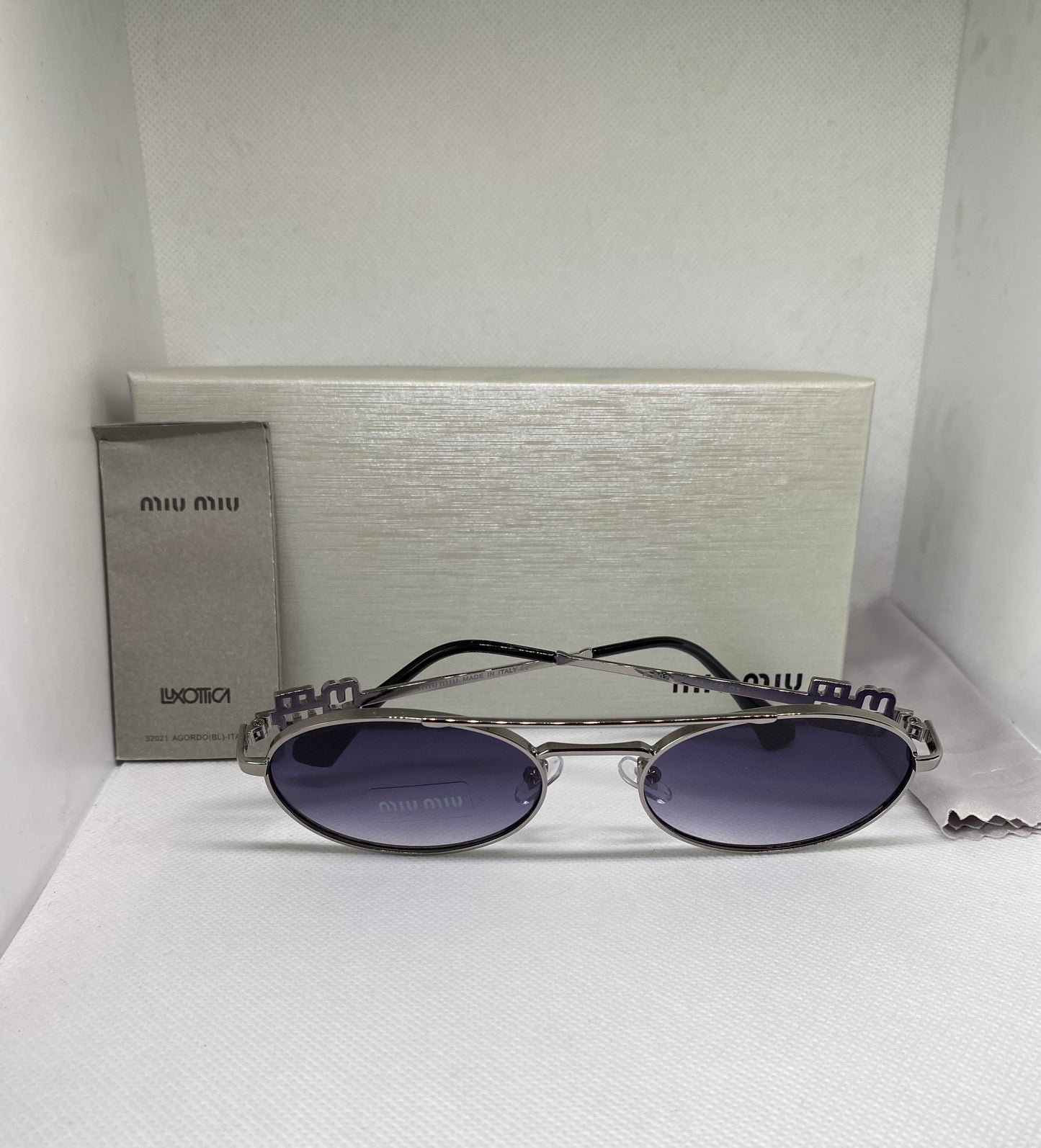 MIUMIU NOIR DEGRADÉ SILVER