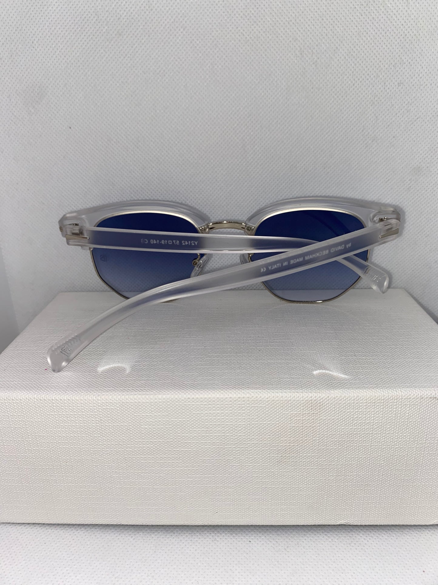 David beckham transparent bleu