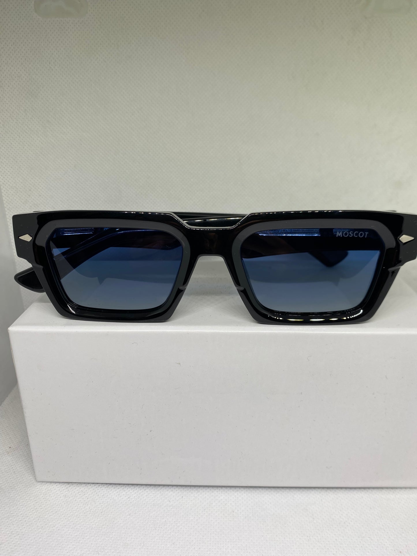 Moscot bleu froid style toto polaryse