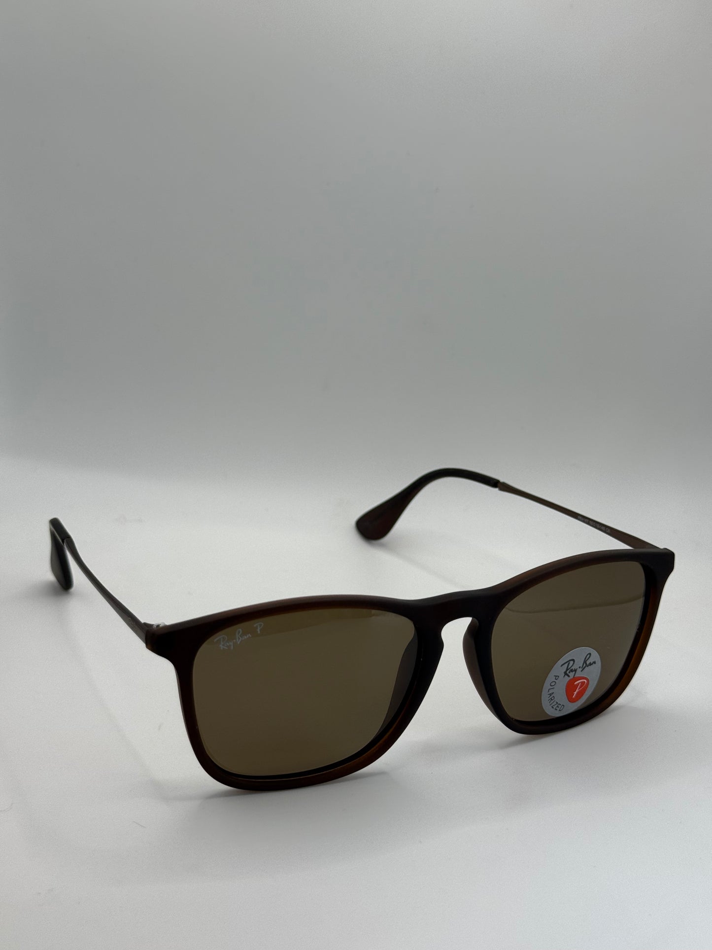 Rayban Polarised matte brown 4187