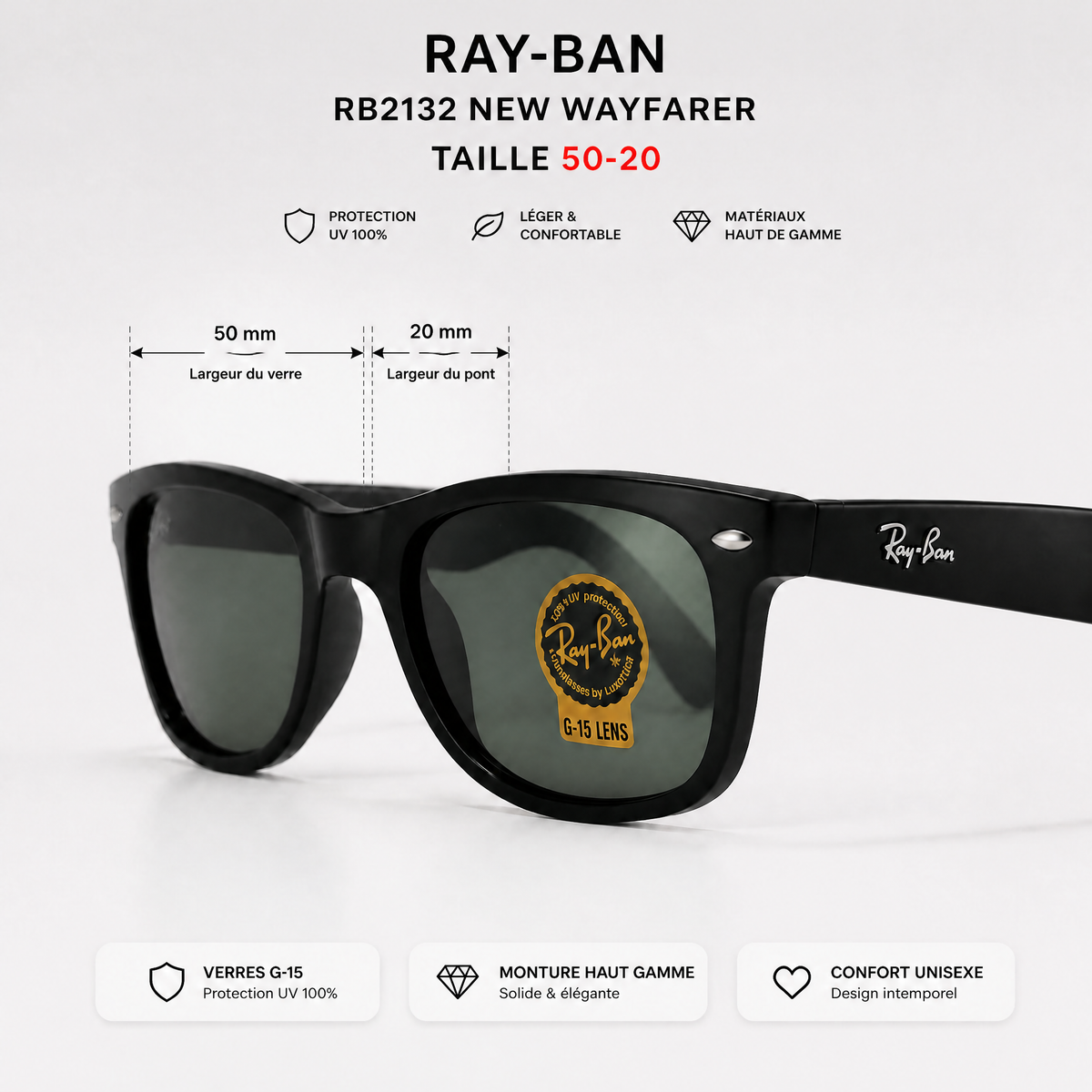Rayban Wayferer UV RB2140